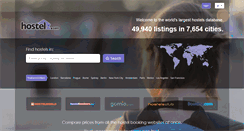 Desktop Screenshot of hostelz.com
